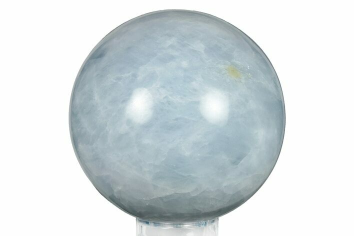 Polished Blue Calcite Sphere - Madagascar #256409